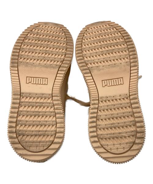 PUMA（プーマ）PUMA (プーマ) ローカットスニーカー ベージュ サイズ:25cmの古着・服飾アイテム