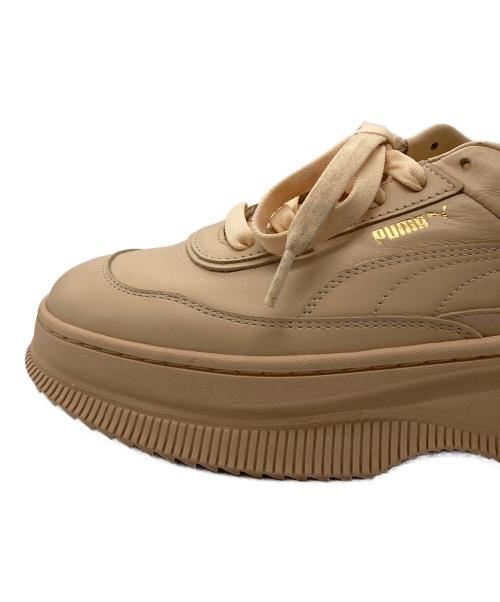 PUMA（プーマ）PUMA (プーマ) ローカットスニーカー ベージュ サイズ:25cmの古着・服飾アイテム