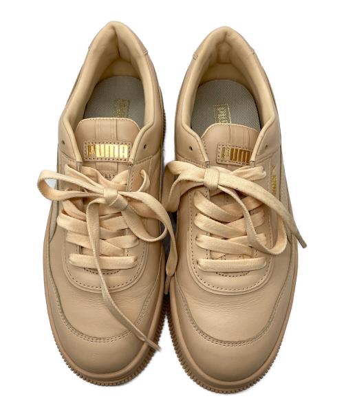 PUMA（プーマ）PUMA (プーマ) ローカットスニーカー ベージュ サイズ:25cmの古着・服飾アイテム
