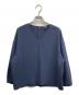 theory（セオリー）の古着「Admiral Crepe Round VNK Top」｜ネイビー