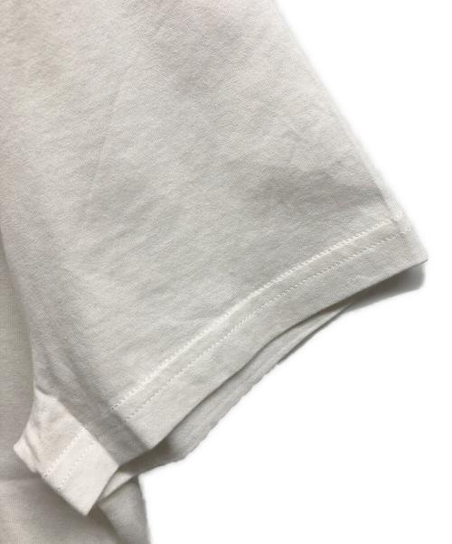 CELINE（セリーヌ）CELINE (セリーヌ) ロゴ クルーネック半袖Tシャツ ホワイト サイズ:Lの古着・服飾アイテム