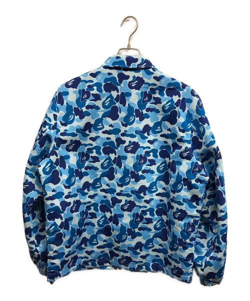 A BATHING APE（ア ベイシング エイプ）A BATHING APE (アベイシングエイプ) ABC CAMO LOGO COACH JACKET ブルー サイズ:Sの古着・服飾アイテム