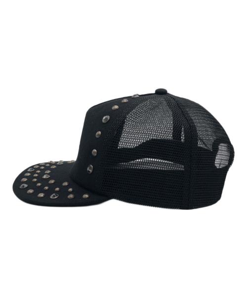 SUPREME（シュプリーム）SUPREME (シュプリーム) b.b.Simon (ビービーサイモン) Studded Canvas Cap ブラックの古着・服飾アイテム