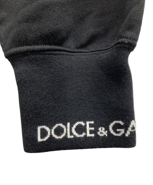 DOLCE & GABBANA（ドルチェ＆ガッバーナ）DOLCE & GABBANA (ドルチェ＆ガッバーナ) ロゴクルーネックスウェットトレーナー ブラック サイズ:Sの古着・服飾アイテム