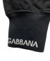 中古・古着 DOLCE & GABBANA (ドルチェ＆ガッバーナ) ロゴクルーネックスウェットトレーナー ブラック サイズ:S：23000円