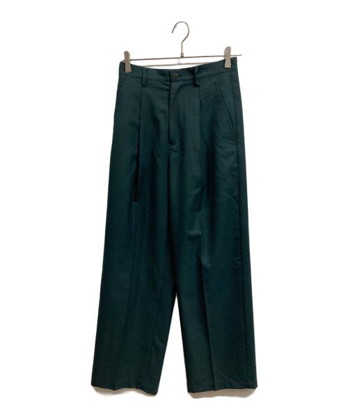 THE SHINZONE（ザ シンゾーン）THE SHINZONE (ザ シンゾーン) TW スラックス グリーン サイズ:34の古着・服飾アイテム