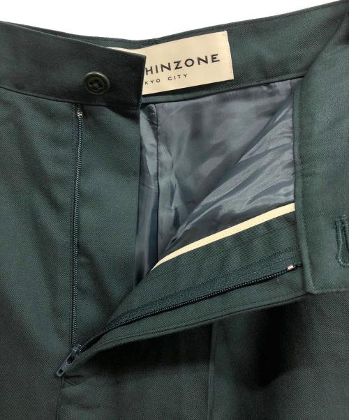 THE SHINZONE（ザ シンゾーン）THE SHINZONE (ザ シンゾーン) TW スラックス グリーン サイズ:34の古着・服飾アイテム