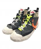 NIKE×READYMADEナイキ×レディメイド）の古着「BLAZER MID ハイカットスニーカー」｜ブラック