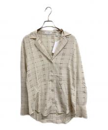 EQUIPMENT（エキップモン）の古着「Oriana シルクシャツ」｜ベージュ