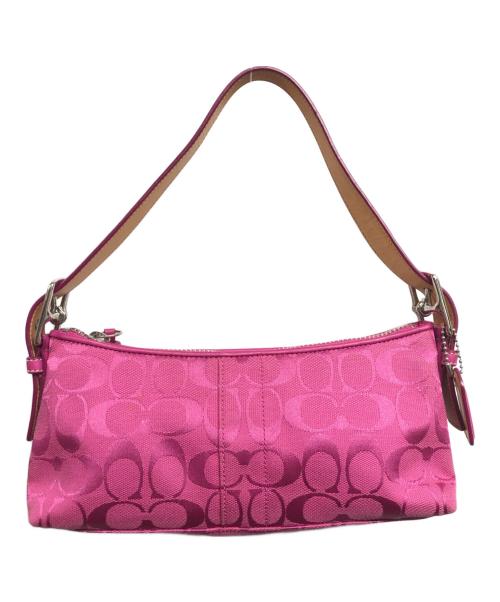 COACH（コーチ）COACH (オールドコーチ) ハンドバッグ ピンクの古着・服飾アイテム