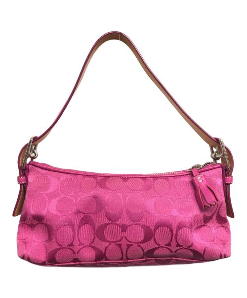 COACH（コーチ）COACH (オールドコーチ) ハンドバッグ ピンクの古着・服飾アイテム