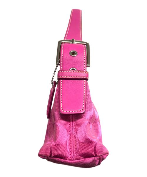 COACH（コーチ）COACH (オールドコーチ) ハンドバッグ ピンクの古着・服飾アイテム
