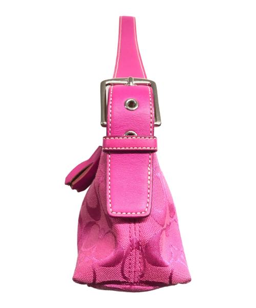 COACH（コーチ）COACH (オールドコーチ) ハンドバッグ ピンクの古着・服飾アイテム