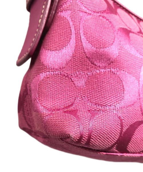 COACH（コーチ）COACH (オールドコーチ) ハンドバッグ ピンクの古着・服飾アイテム