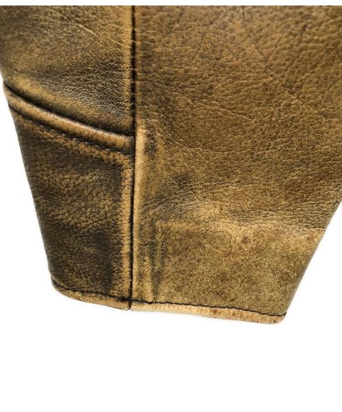 COBRA（コブラ）COBRA (コブラ) レザージャケット ブラウン サイズ:XLの古着・服飾アイテム