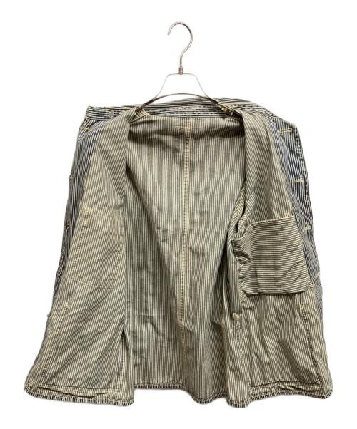 HEADLIGHT（ヘッドライト）HEADLIGHT (ヘッドライト) カバーオール ネイビー×ホワイト サイズ:XLの古着・服飾アイテム