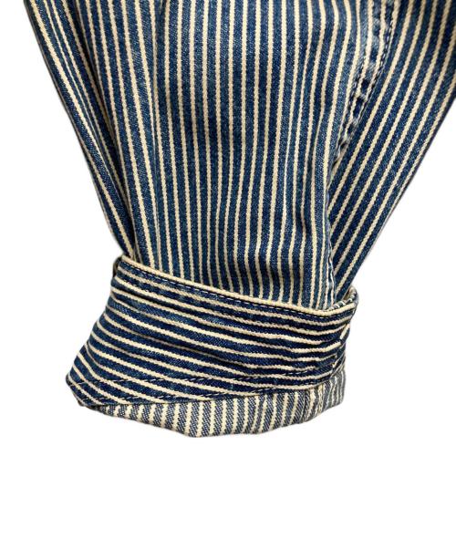 HEADLIGHT（ヘッドライト）HEADLIGHT (ヘッドライト) カバーオール ネイビー×ホワイト サイズ:XLの古着・服飾アイテム