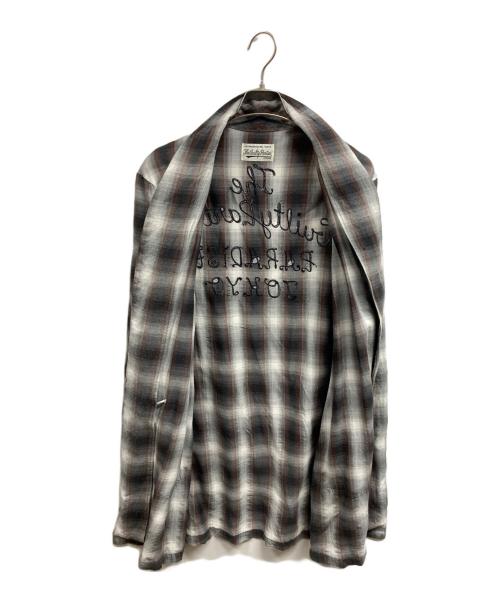 WACKO MARIA（ワコマリア）WACKO MARIA (ワコマリア) オンブレチェックガウンコート グレー サイズ:Mの古着・服飾アイテム