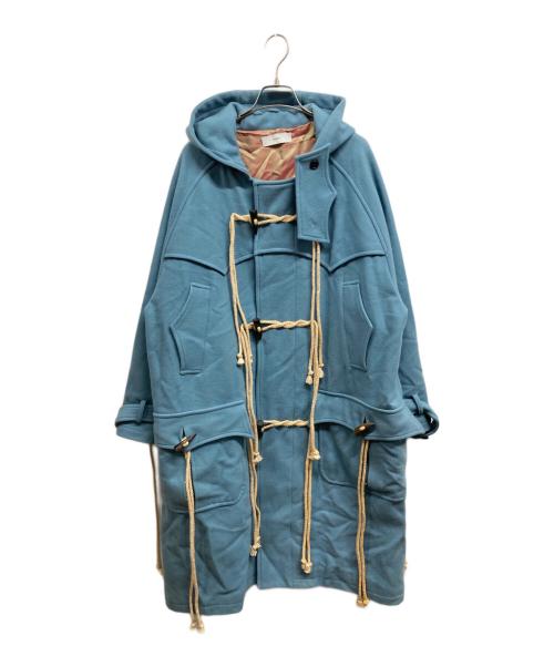 SUGARHILL（シュガーヒル）SUGARHILL (シュガーヒル) CORDED DUFFLE COAT ブルーの古着・服飾アイテム
