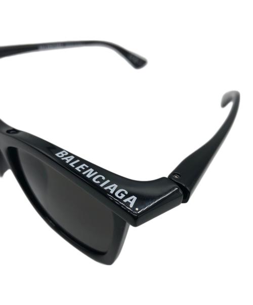 BALENCIAGA（バレンシアガ）BALENCIAGA (バレンシアガ) ウェリントン サングラス ブラック サイズ:SIZE 54□18-140の古着・服飾アイテム