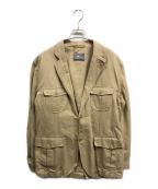 LACOSTEラコステ）の古着「サファリジャケット」｜ベージュ