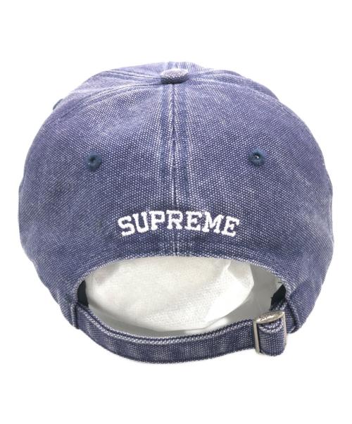 SUPREME（シュプリーム）Supreme (シュプリーム) 23SS Pigment Print S Logo 6-Panel CAP ネイビーの古着・服飾アイテム