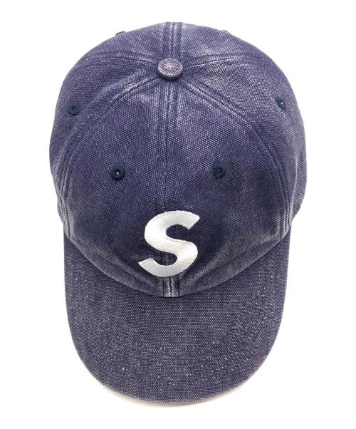 SUPREME（シュプリーム）Supreme (シュプリーム) 23SS Pigment Print S Logo 6-Panel CAP ネイビーの古着・服飾アイテム