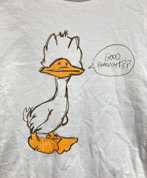 GOODENOUGH（グッドイナフ）GOODENOUGH (グッドイナフ) ダッグロゴ アヒルtシャツ ホワイト サイズ:Mの古着・服飾アイテム