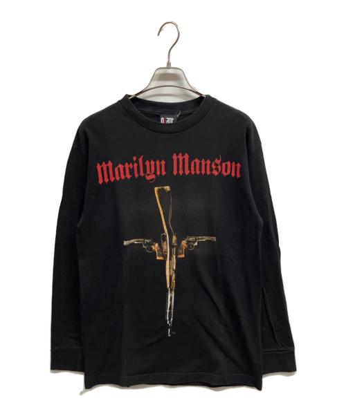 giant（ジャイアント）giant (ジャイアント) Marilyn Manson/GIANT/ 長袖tシャツ ブラック サイズ:Mの古着・服飾アイテム