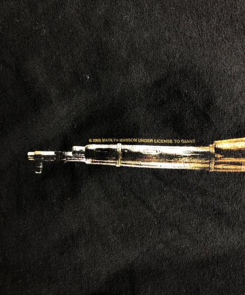 giant（ジャイアント）GIANT (ジャイアント) Marilyn Manson 長袖tシャツ ブラック サイズ:Mの古着・服飾アイテム