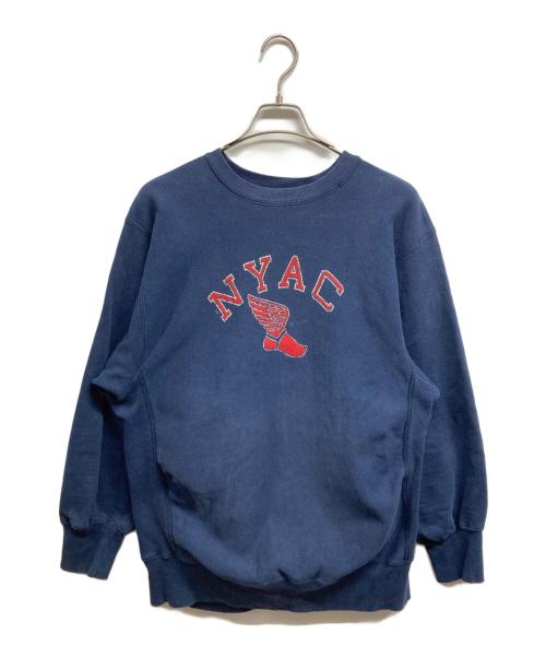 Champion REVERSE WEAVE（チャンピオン リバース ウィーブ）Champion REVERSE WEAVE (チャンピオン リバース ウィーブ) NYACウイングフットロゴ ネイビー サイズ:XLの古着・服飾アイテム