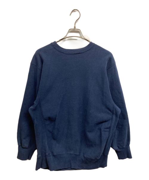 Champion REVERSE WEAVE（チャンピオン リバース ウィーブ）Champion REVERSE WEAVE (チャンピオン リバース ウィーブ) NYACウイングフットロゴ ネイビー サイズ:XLの古着・服飾アイテム