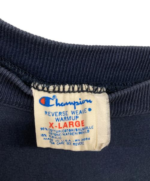 Champion REVERSE WEAVE（チャンピオン リバース ウィーブ）Champion REVERSE WEAVE (チャンピオン リバース ウィーブ) NYACウイングフットロゴ ネイビー サイズ:XLの古着・服飾アイテム