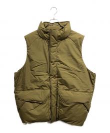 MARMOT×BEAMS（マーモット×ビームス）の古着「別注 Mammoth Down Vest」｜カーキ