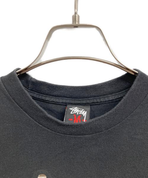 stussy（ステューシー）stussy (ステューシー) 00ＳロゴプリントTシャツ ブラック サイズ:Mの古着・服飾アイテム