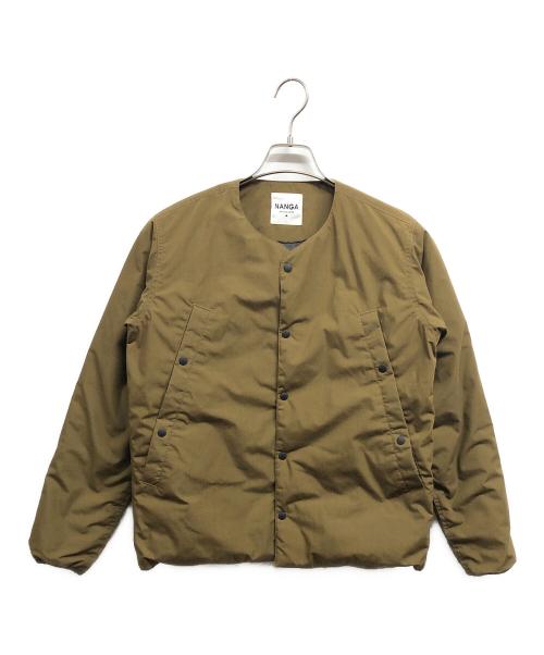 NANGA（ナンガ）NANGA (ナンガ) HINOC ダウンカーディガンジャケット ベージュ サイズ:XSの古着・服飾アイテム