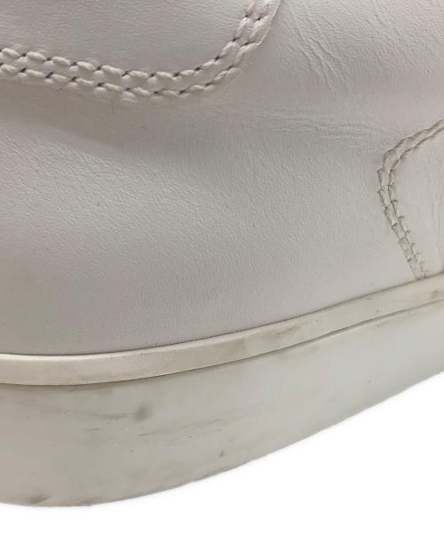 Gianvito Rossi（ジャンヴィト ロッシ）Gianvito Rossi (ジャンヴィト ロッシ) ロートップ レザー スニーカー ホワイト サイズ:39の古着・服飾アイテム