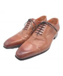 Santoni（サントーニ）の古着「レザーシューズ」｜ブラウン