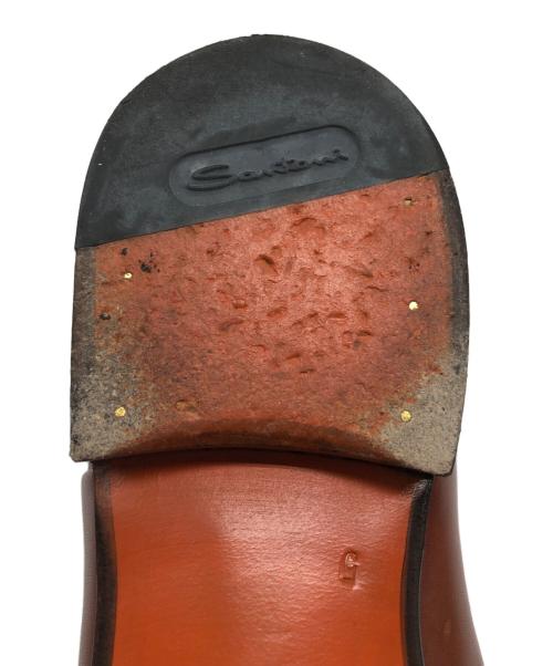 Santoni（サントーニ）Santoni (サントーニ) レザーシューズ ブラウン サイズ:UK5の古着・服飾アイテム