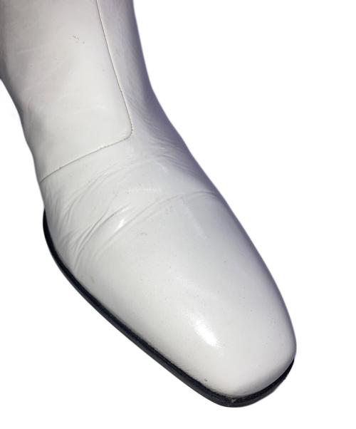 Acne studios（アクネ ストゥディオズ）ACNE STUDIOS (アクネ ストゥディオス) ショートブーツ ホワイト サイズ:37の古着・服飾アイテム