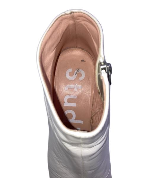 Acne studios（アクネ ストゥディオズ）ACNE STUDIOS (アクネ ストゥディオス) ショートブーツ ホワイト サイズ:37の古着・服飾アイテム