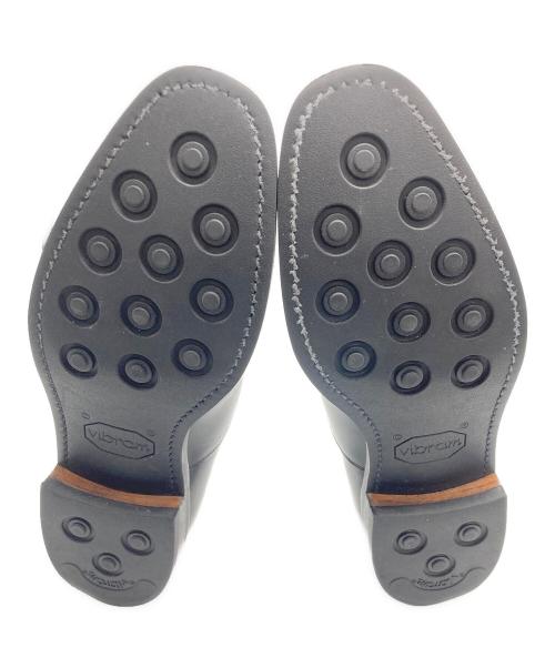 SCOTCH GRAIN（スコッチグレイン）SCOTCH GRAIN (スコッチグレイン) ストレートチップシューズ ブラック サイズ:24cmの古着・服飾アイテム