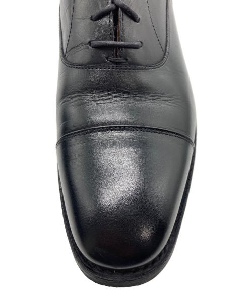 SCOTCH GRAIN（スコッチグレイン）SCOTCH GRAIN (スコッチグレイン) ストレートチップシューズ ブラック サイズ:24cmの古着・服飾アイテム