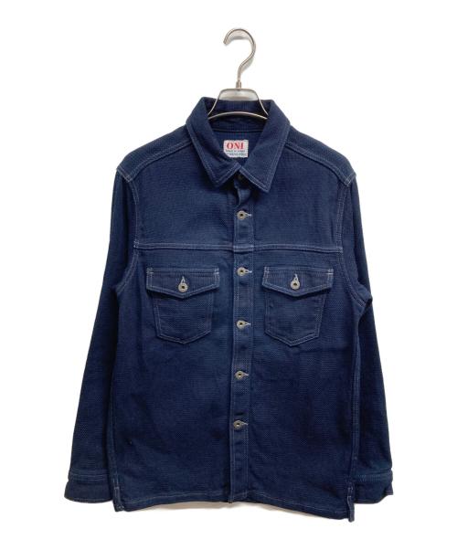 ONI DENIM（オニデニム）ONI DENIM (オニデニム) インディゴドビー シャツジャケット インディゴ サイズ:40の古着・服飾アイテム