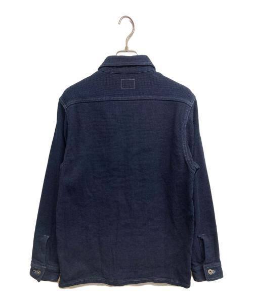 ONI DENIM（オニデニム）ONI DENIM (オニデニム) インディゴドビー シャツジャケット インディゴ サイズ:40の古着・服飾アイテム