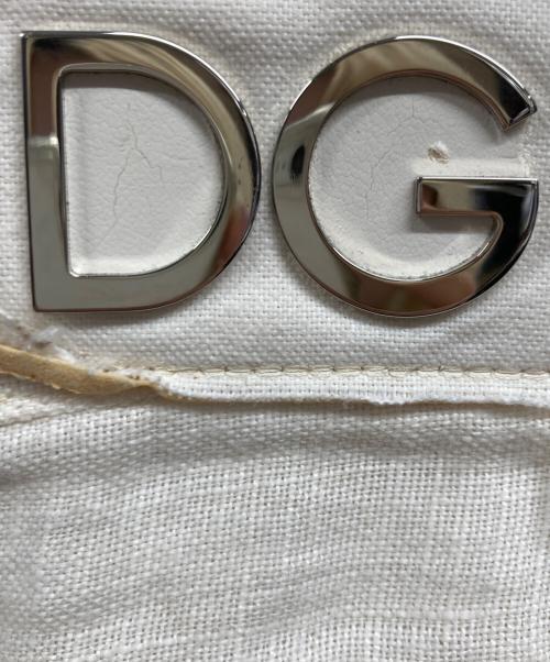 DOLCE & GABBANA（ドルチェ＆ガッバーナ）DOLCE & GABBANA (ドルチェ＆ガッバーナ) 00s リネンフレアパンツ アイボリー サイズ:44の古着・服飾アイテム