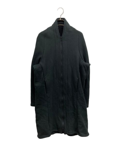 YOHJI YAMAMOTO（ヨウジヤマモト）YOHJI YAMAMOTO (ヨウジヤマモト) ノーカラージップロングコート ブラック サイズ:2の古着・服飾アイテム
