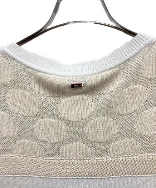 ESCADA SPORT（エスカーダスポート）ESCADA SPORT (エスカーダスポート) ニットワンピース ホワイト サイズ:Mの古着・服飾アイテム