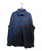 NEIGHBORHOODネイバーフッド）の古着「FADE / C-SHIRT. LS」｜ブルー