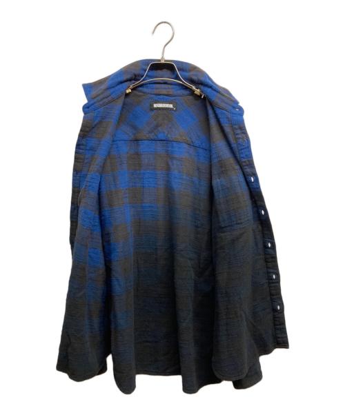 NEIGHBORHOOD（ネイバーフッド）NEIGHBORHOOD (ネイバーフッド) FADE / C-SHIRT. LS ブルー サイズ:Lの古着・服飾アイテム